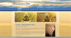 Desktop Screenshot of mouvementetvoix.com